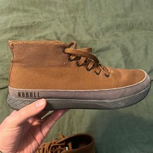 Brown NOBULL canvas trainers size 9